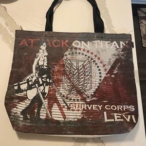 Attack on Titan Levi Ackerman Tote Bag
